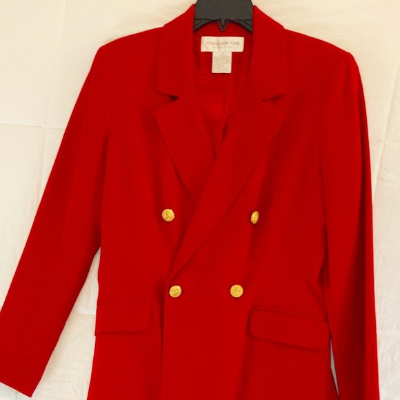 Jones New York Jackets & Blazers - Red Jones New York Blazer SZ 10